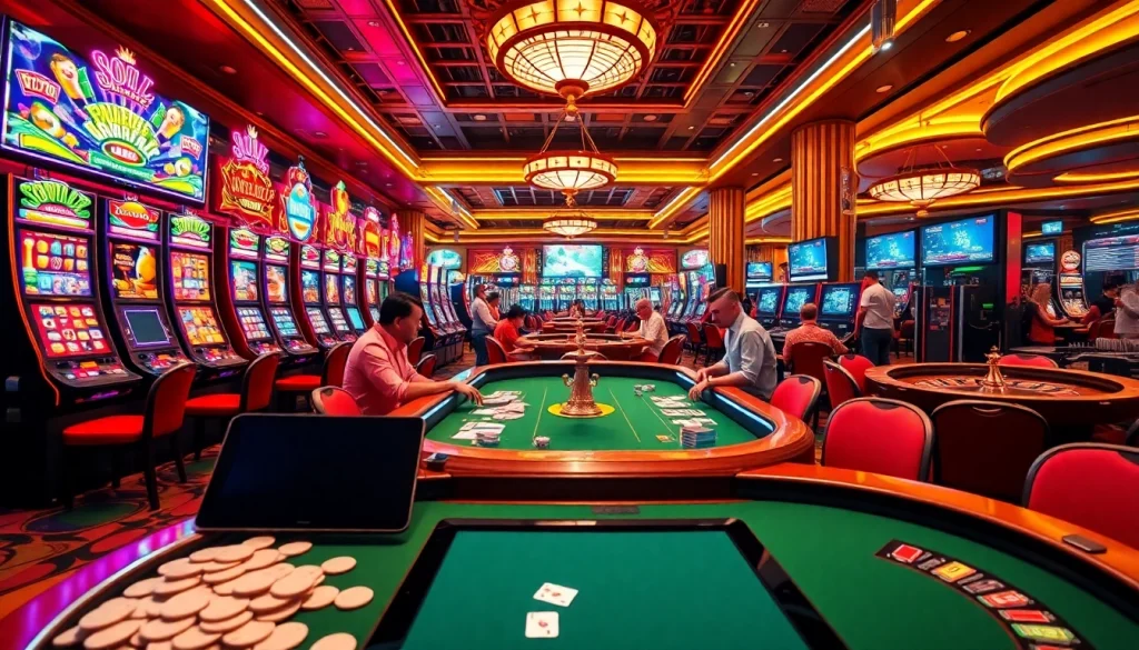 Experience the excitement of gambling at https://999bet.ws/ with engaging poker tables and vibrant slot machines.