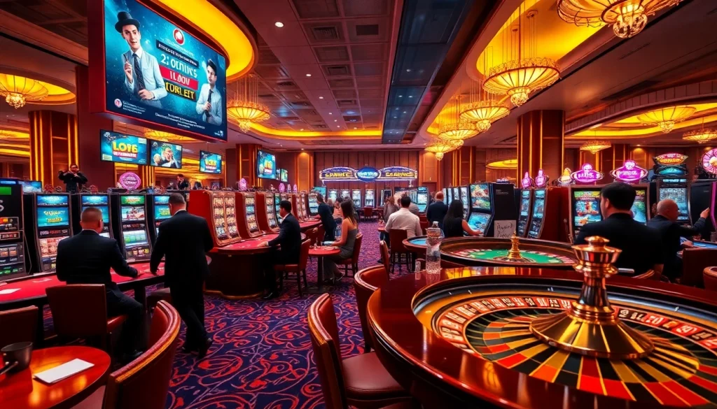 "Discover the excitement of casino gaming with the link truy cập shbet at vibrant tables filled with players, chips, and slots."
