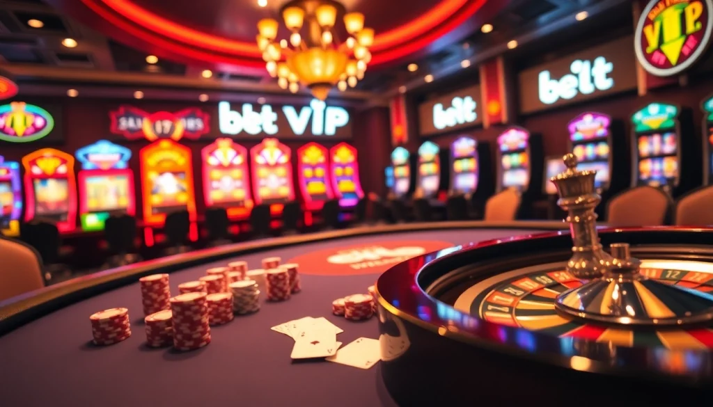 Experience an exhilarating poker game at a luxurious casino with bet vip players engaging for high stakes.